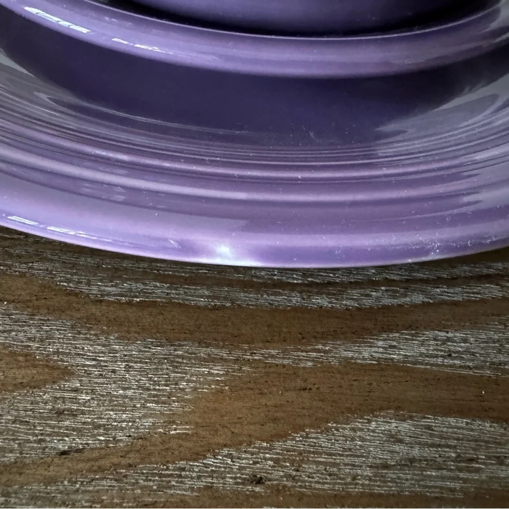 Vintage Fiesta Lilac Five Piece Dinnerware Set - Picture 15 of 15